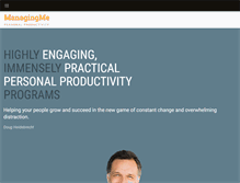 Tablet Screenshot of managingme.com